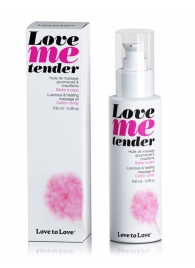 Съедобное согревающее массажное масло Love Me Tender Cotton Candy с ароматом сладкой ваты - 100 мл. - Love to Love - купить с доставкой в Архангельске