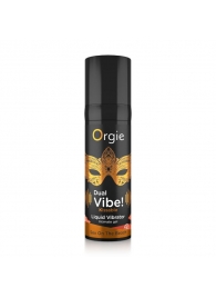 Съедобный гель Dual Vibe Sex On The Beach с эффектом вибрации и вкусом коктейля «секс на пляже» - 15 мл. - ORGIE - купить с доставкой в Архангельске