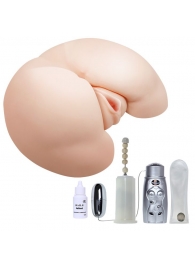 Вибрирующий мастурбатор-попка с ротацией и пультом управления - Baile - в Архангельске купить с доставкой