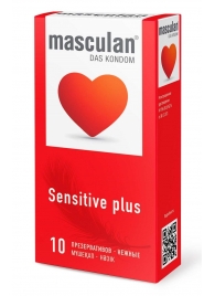Презервативы Masculan Sensitive plus - 10 шт. - Masculan - купить с доставкой в Архангельске