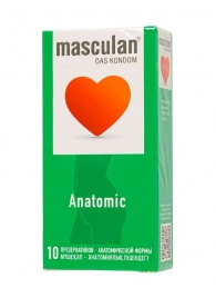 Презервативы анатомической формы Masculan Anatomic - 10 шт. - Masculan - купить с доставкой в Архангельске