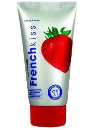 Съедобный лубрикант Frenchkiss с ароматом клубники - 75 мл. - Joy Division - купить с доставкой в Архангельске