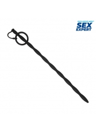 Черный стимулятор уретры Sex Expert - Sex Expert - купить с доставкой в Архангельске