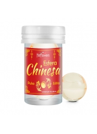 Интимный гель Chinesa Esfera с охлаждающе-пульсирующим эффектом (2 шарика по 3 гр.) - HotFlowers - купить с доставкой в Архангельске