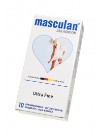 Ультратонкие презервативы Masculan Ultra Fine с обильной смазкой - 10 шт. - Masculan - купить с доставкой в Архангельске