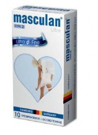 Ультратонкие презервативы Masculan Ultra Fine с обильной смазкой - 10 шт. - Masculan - купить с доставкой в Архангельске