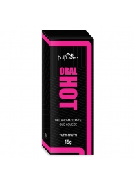 Гель для оральных ласк Oral Hot с согревающим эффектом - 15 гр. - HotFlowers - купить с доставкой в Архангельске