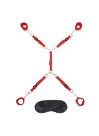 Красная фиксация на матрас Classic Bedspreader - Lux Fetish - купить с доставкой в Архангельске