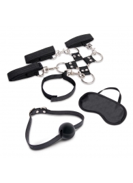Набор для фиксации из 7 предметов Hogtie   Ball Gag Kit - Lux Fetish - купить с доставкой в Архангельске