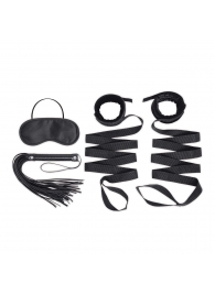 Эротический набор 4PC Bondage Bed Strap   Flogger Kit - Lux Fetish - купить с доставкой в Архангельске