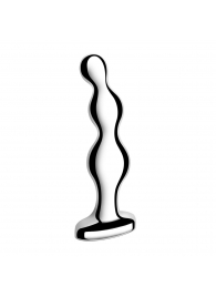 Стальной анальный фаллоимитатор для простаты Stainless Steel Anal Beads - 13 см. - b-Vibe - в Архангельске купить с доставкой