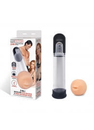 Автоматическая вакуумная помпа-мастурбатор Blowjob Auto Sucker Penis Enlarger Pump - Lux Fetish - в Архангельске купить с доставкой