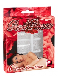 Набор из 6 насадок с шипиками Red Roses - Orion - в Архангельске купить с доставкой