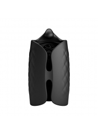 Черный мастурбатор с вибростимуляцией головки Black Glans Trainer - Baile - в Архангельске купить с доставкой