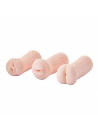Набор из 3 мастурбаторов The Girl Next Door Tina - Dream Toys - в Архангельске купить с доставкой