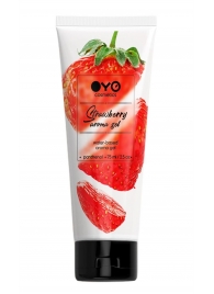 Лубрикант на водной основе OYO Aroma Gel Strawberry с ароматом клубники - 75 мл. - OYO - купить с доставкой в Архангельске
