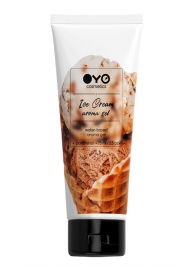 Лубрикант на водной основе OYO Aroma Gel Ice Cream с ароматом пломбира - 75 мл. - OYO - купить с доставкой в Архангельске