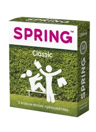 Классические презервативы SPRING CLASSIC - 3 шт. - SPRING - купить с доставкой в Архангельске