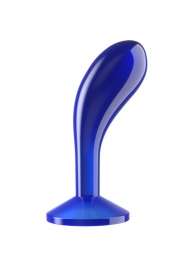 Синяя анальная втулка Flawless Clear Prostate Plug 6.0 - 15 см. - Lovetoy - в Архангельске купить с доставкой