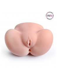 Реалистичный мастурбатор с двумя функциональными отверстиями - Erowoman-Eroman - в Архангельске купить с доставкой