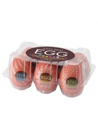 Набор из 6 мастурбаторов-яиц Tenga Egg Variety Pack V - Tenga - в Архангельске купить с доставкой