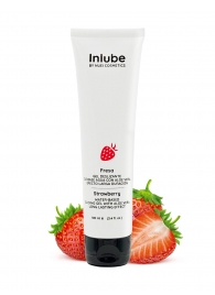 Лубрикант на водной основе Nuei Inlube с алоэ вера и ароматом клубники - 100 мл. - Nuei cosmetics - купить с доставкой в Архангельске