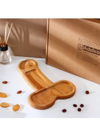 Деревянное блюдо для подачи в форме члена (32,5 х 20 х 1,7 см) - Сима-Ленд - купить с доставкой в Архангельске