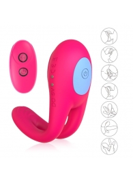 Розовое виброкольцо с пультом ДУ - I-MOON - в Архангельске купить с доставкой