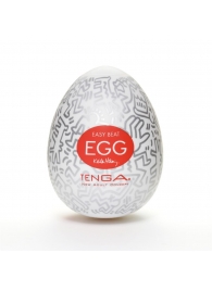 Мастурбатор-яйцо Keith Haring EGG PARTY - Tenga - в Архангельске купить с доставкой