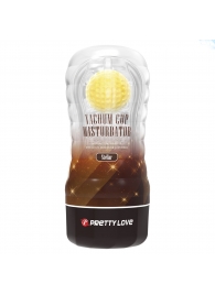 Прозрачный текстурированный мастурбатор Vacuum Cup Masturbator Stellar - Baile - в Архангельске купить с доставкой