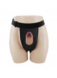 Полый страпон на регулируемых трусиках Houston - 17,5 см. - Baile - купить с доставкой в Архангельске