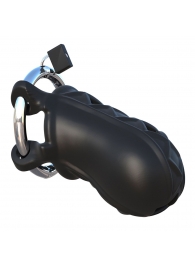 Черный замок верности Extreme Silicone Cock Blocker - Pipedream - купить с доставкой в Архангельске