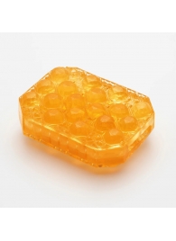 Оранжевый мастурбатор-стимулятор Tenga Uni Topaz - Tenga - в Архангельске купить с доставкой