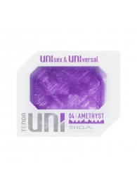 Фиолетовый мастурбатор-стимулятор Tenga Uni Amethyst - Tenga - в Архангельске купить с доставкой