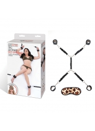 Леопардовая фиксация на матрас для рук и ног Classic Bedspreader - Lux Fetish - купить с доставкой в Архангельске