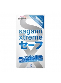 Презервативы Sagami Xtreme Ultrasafe с двойным количеством смазки - 10 шт. - Sagami - купить с доставкой в Архангельске