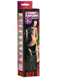 Чёрная веревка для связывания - 700 см. - Orion - купить с доставкой в Архангельске