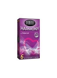 Презервативы с рёбрышками Domino Harmony - 6 шт. - Domino - купить с доставкой в Архангельске