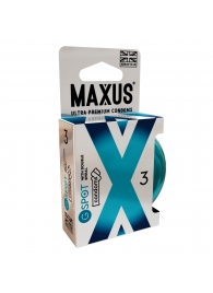 Презервативы Maxus G spot с двойной спиралью - 3 шт. - Maxus - купить с доставкой в Архангельске