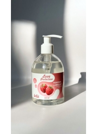Лубрикант на водной основе Love Protection Raspberry с ароматом малины - 300 мл. - Lola Games - купить с доставкой в Архангельске