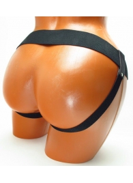 Трусики для страпона коричневого цвета - БДСМ Арсенал - купить с доставкой в Архангельске