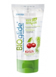 Гель-лубрикант на водной основе с ароматом вишни BIOglide Kirsch - 80 мл. - Joy Division - купить с доставкой в Архангельске