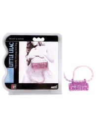 Эрекционное кольцо с вибратором LITTLE LILAC - Dream Toys - в Архангельске купить с доставкой