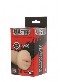 Нежный мастурбатор-ротик REALSTUFF 5INCH MASTURBATOR BJ - Dream Toys - в Архангельске купить с доставкой