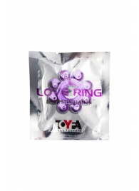 Мягкая фиолетовая гелевая насадка - Toyfa Basic - в Архангельске купить с доставкой