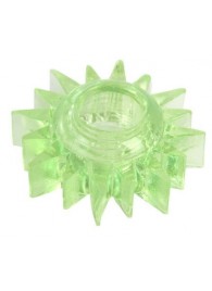 Зеленое эрекционное кольцо-солнце - Toyfa Basic - в Архангельске купить с доставкой