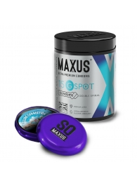 Гладкие презервативы Maxus G spot с двойной спиралью - 15 шт. - Maxus - купить с доставкой в Архангельске