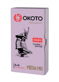 Презервативы OKOTO Mega Mix - 12 шт. - Sitabella - купить с доставкой в Архангельске