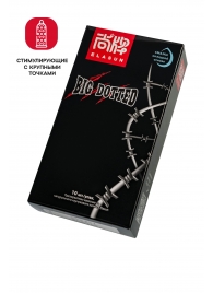 Презервативы с точками Elasun Big Dotted - 10 шт. - Elasun - купить с доставкой в Архангельске