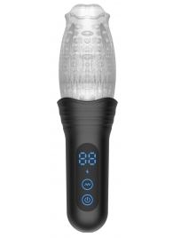 Автоматический мастурбатор Oral Sex Masturbator с функциями ротации, вибрации и фрикций - Secwell - в Архангельске купить с доставкой